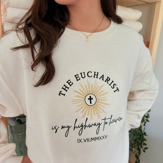 Carlo Acutis Embroidered Sweatshirt