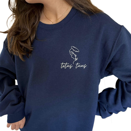 Totus Tuus Embroidered Sweatshirt
