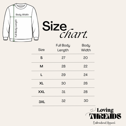 O Holy Night Embroidered Sweatshirt