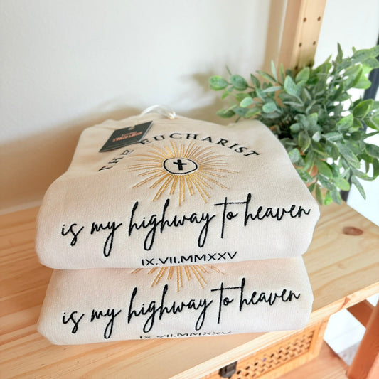 Carlo Acutis Embroidered Sweatshirt