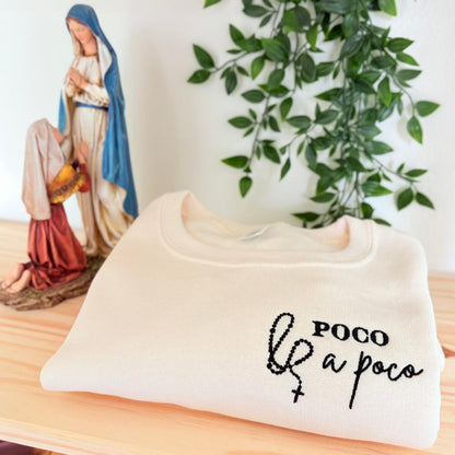 Poco a Poco Embroidered Sweatshirt