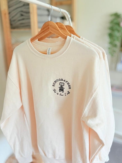 Sonographer Embroidered Sweatshirt