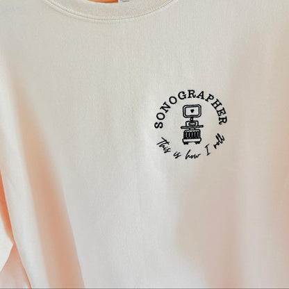 Sonographer Embroidered Sweatshirt