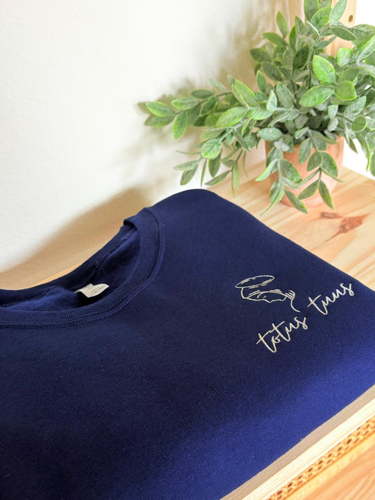 Totus Tuus Embroidered Sweatshirt